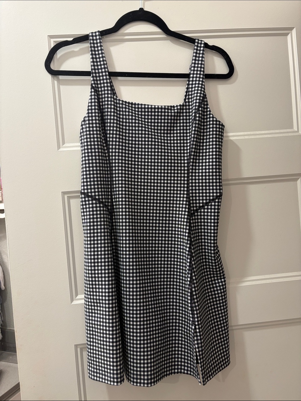 Abercrombie & Fitch Black and White Gingham Athletic Dress